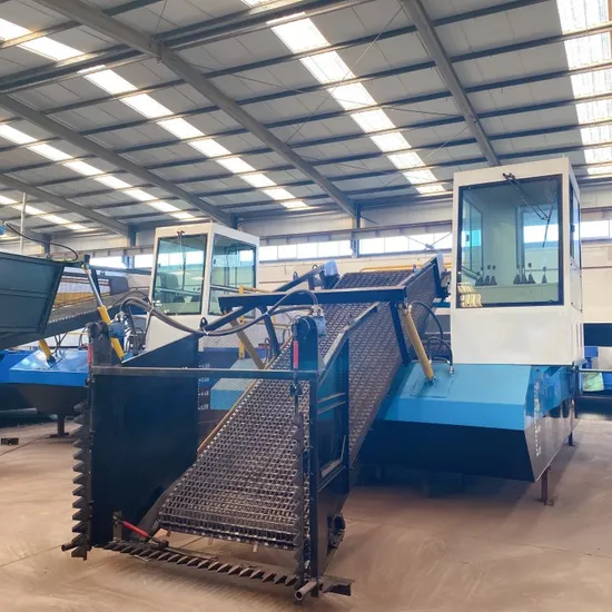 Barco de Corte e Limpeza Automático para Rio