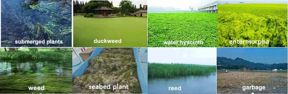 River Cleaning Boat/Automatic Mowing Boat/Aquatic Weed Harvester/ Lake Debris Cleaning Harvesting Machinery