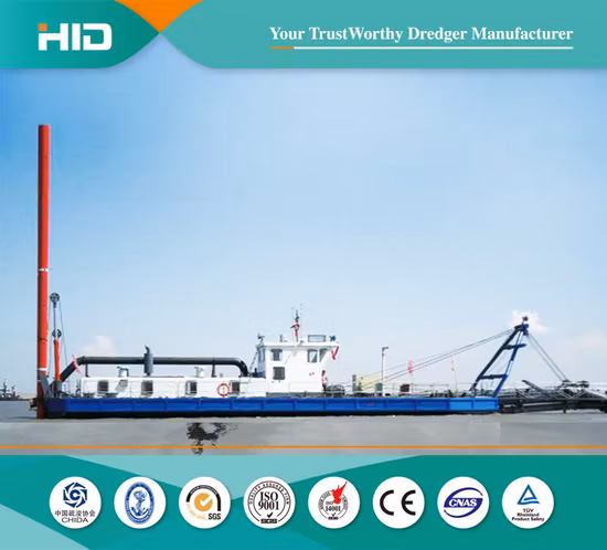 Boa qualidade 16 polegadas com motor commins lama de areia confiável cortador hidráulico sucção draga diesel draga no rio ou lago máquina de dragagem de mineração de ouro
