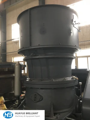 Britador de cone hidráulico de cilindro único de grande capacidade para planta de britagem agregada
