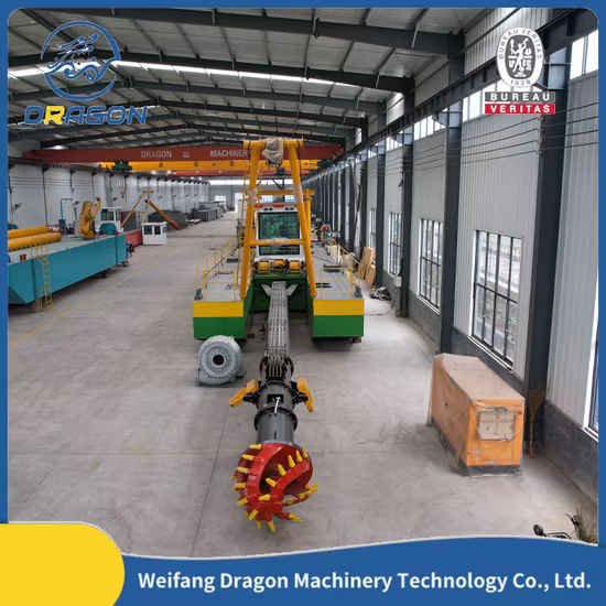 Fluxo de água 3000/3500/5000m3 Hidráulico Diesel Eigne 20 polegadas Areia Cortador de Draga de Sucção para/Lago/Mar/Reservatório/Porto de Areia