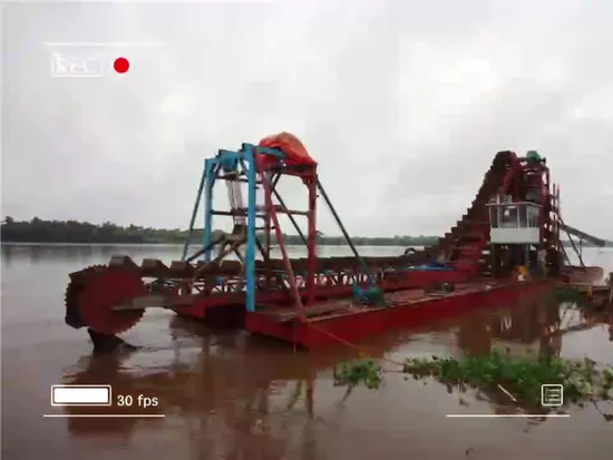 Draga de cadeia de caçamba de alta eficiência para equipamentos de mineração de ouro para equipamentos de mineração