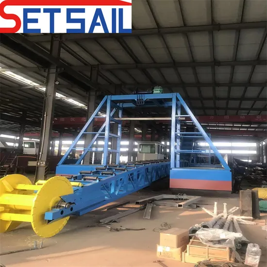 Cadeia de balde River Gold e Daimond Dredger com tela Trommel